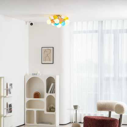 Stylish Glass Globe LED Ceiling Light Fixture