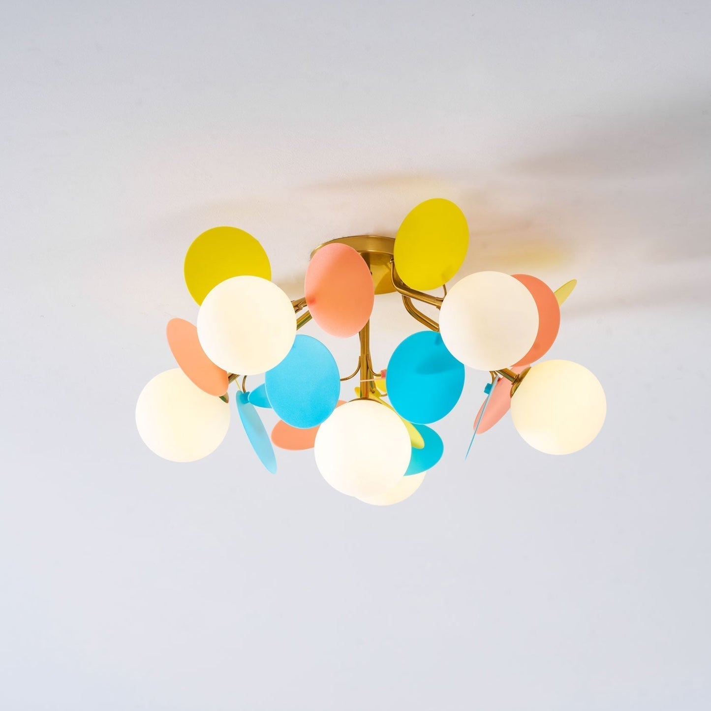 Stylish Glass Globe LED Ceiling Light Fixture