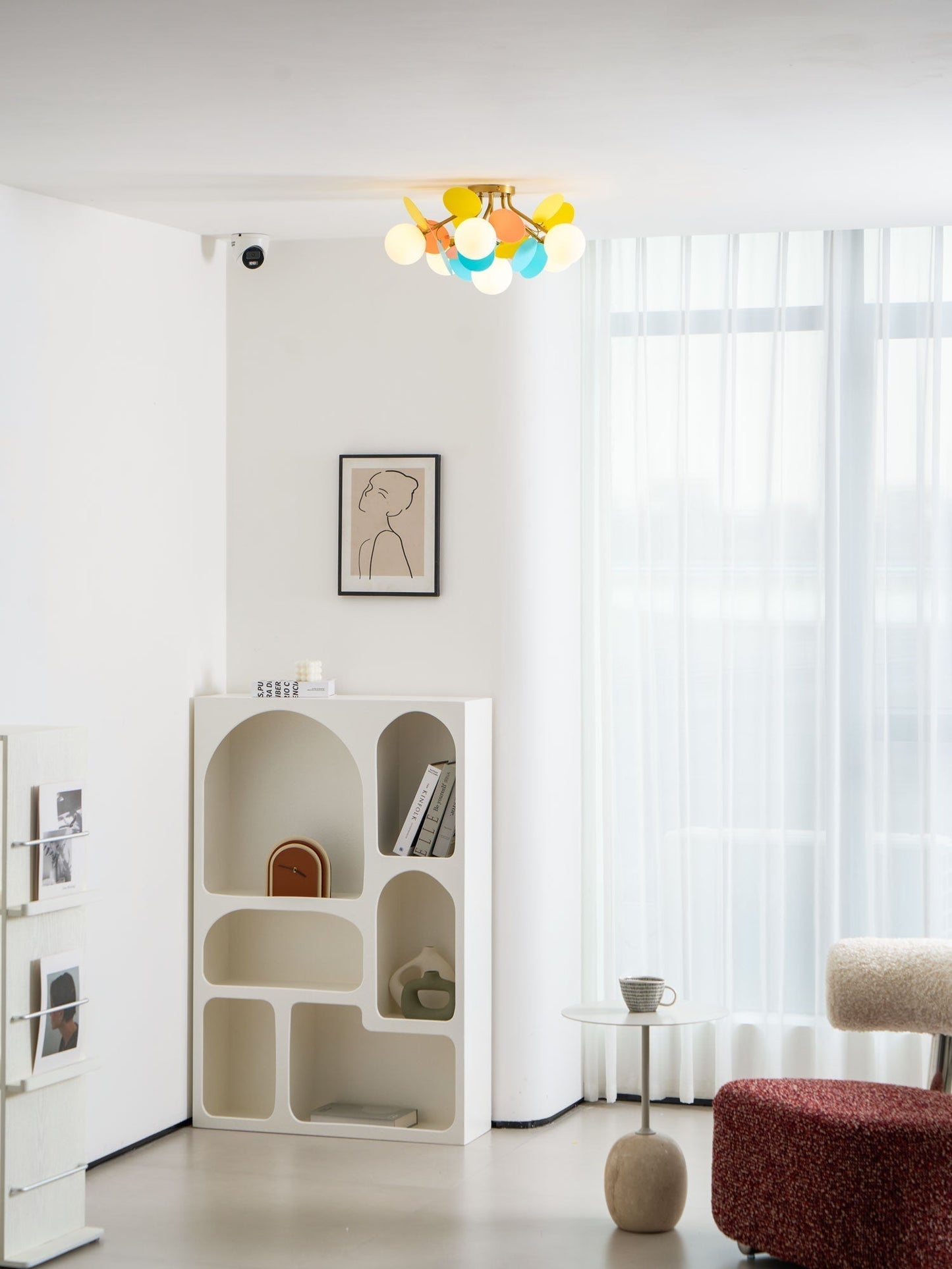 Stylish Glass Globe LED Ceiling Light Fixture