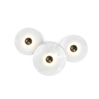 Stylish Round LED Wall Mount Light Fixture - Fesara