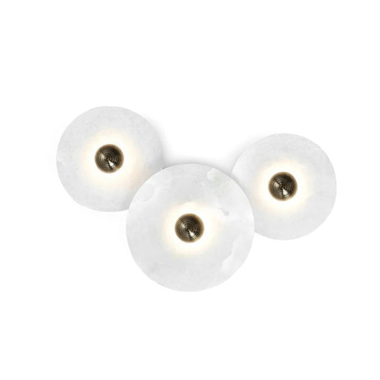 Stylish Round LED Wall Mount Light Fixture - Fesara