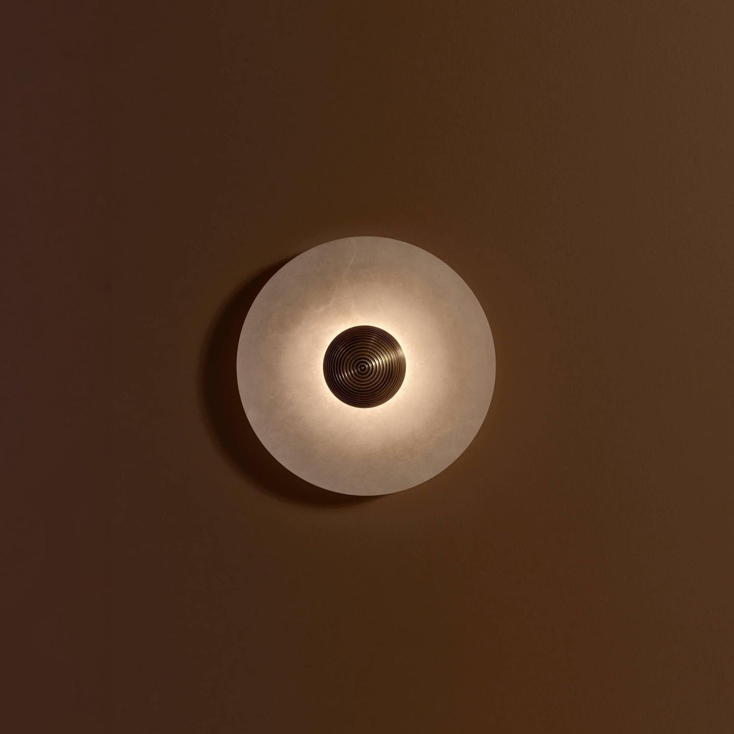 Elegant Marble Round Wall Light