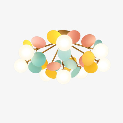 Stylish Glass Globe LED Ceiling Light Fixture