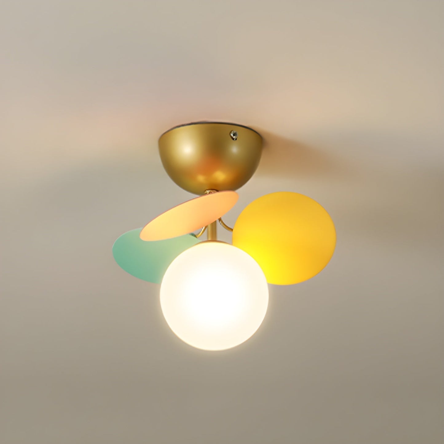 Stylish Glass Globe LED Ceiling Light Fixture