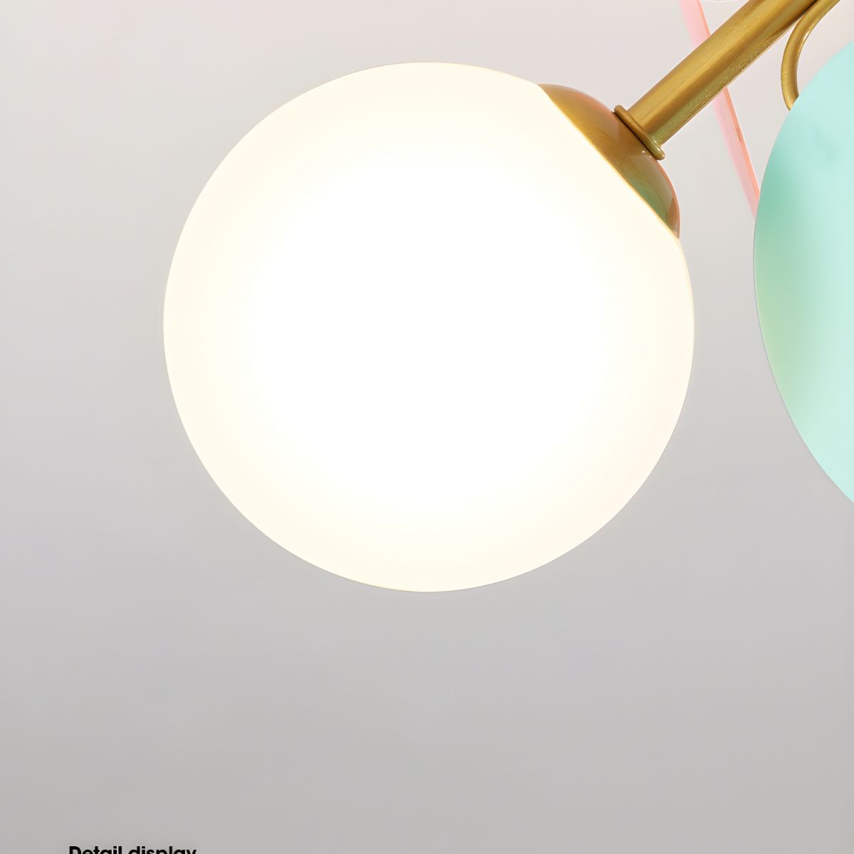 Stylish Glass Globe LED Ceiling Light Fixture