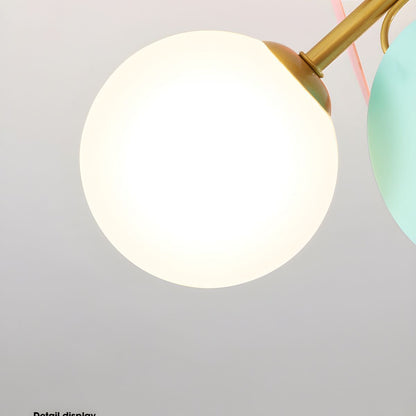 Stylish Glass Globe LED Ceiling Light Fixture