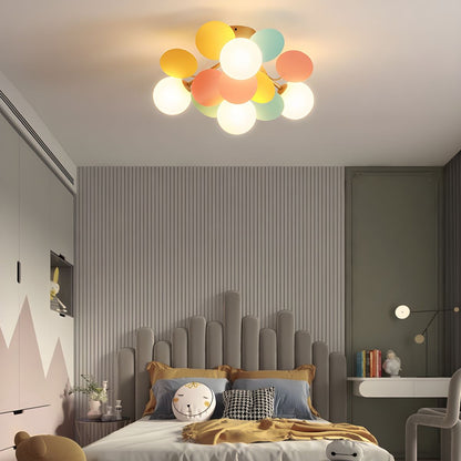 Stylish Glass Globe LED Ceiling Light Fixture