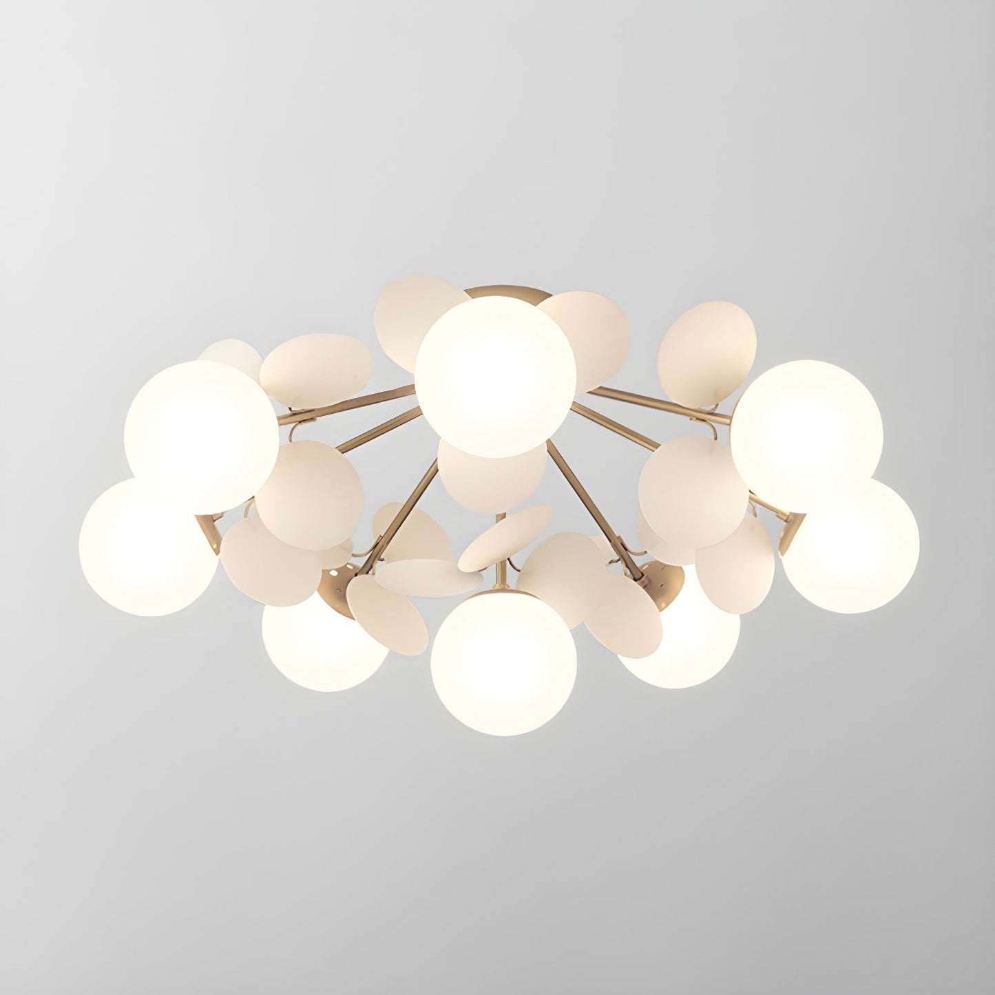 Stylish Glass Globe LED Ceiling Light Fixture