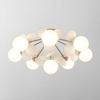 Stylish Glass Globe LED Ceiling Light Fixture