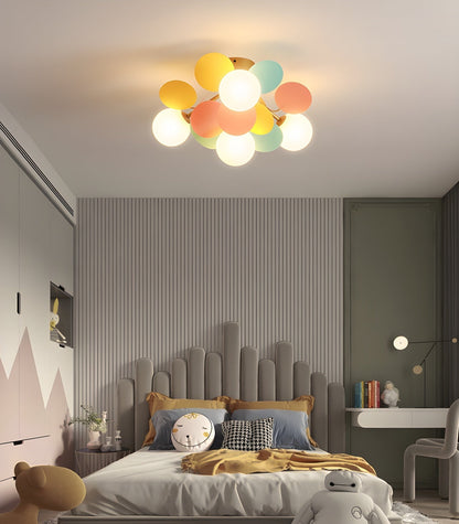 Stylish Glass Globe LED Ceiling Light Fixture