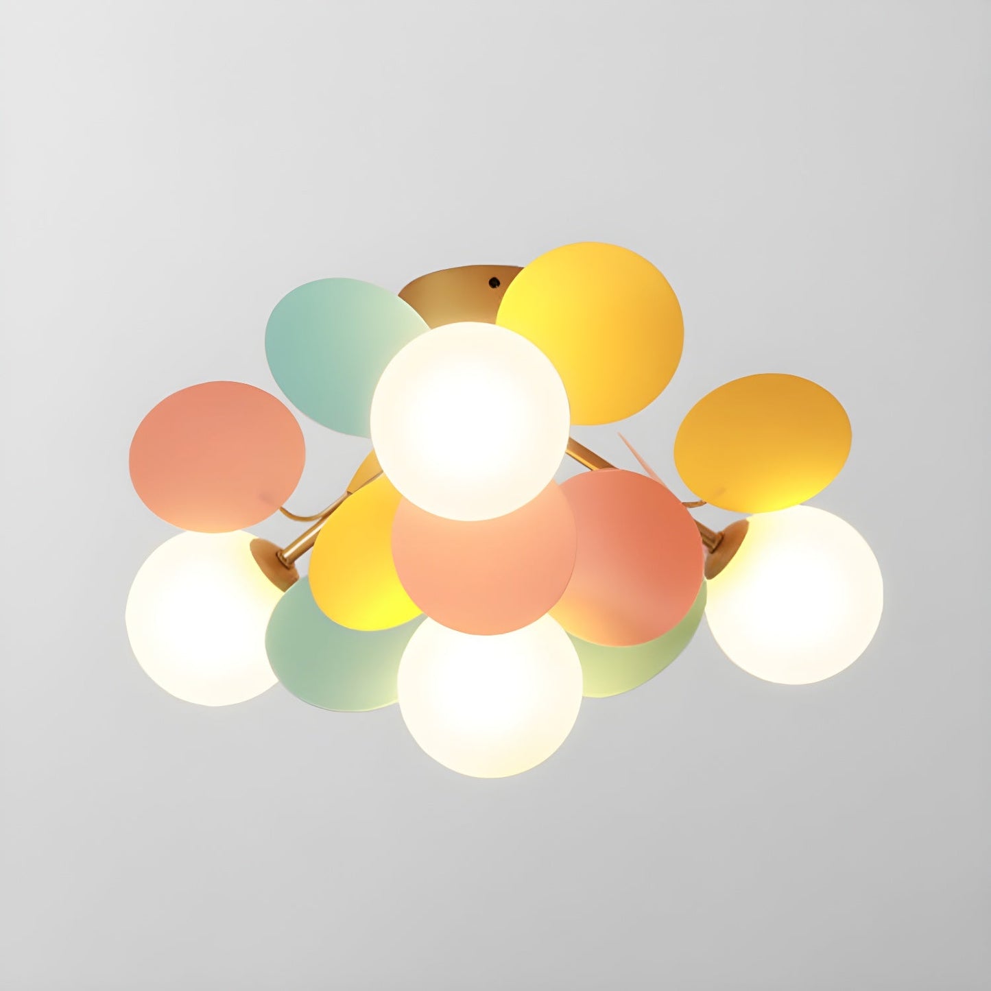 Stylish Glass Globe LED Ceiling Light Fixture