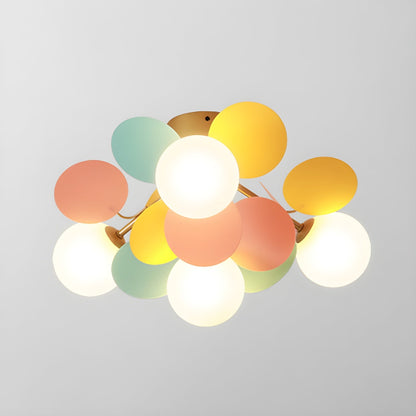 Stylish Glass Globe LED Ceiling Light Fixture