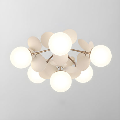 Stylish Glass Globe LED Ceiling Light Fixture