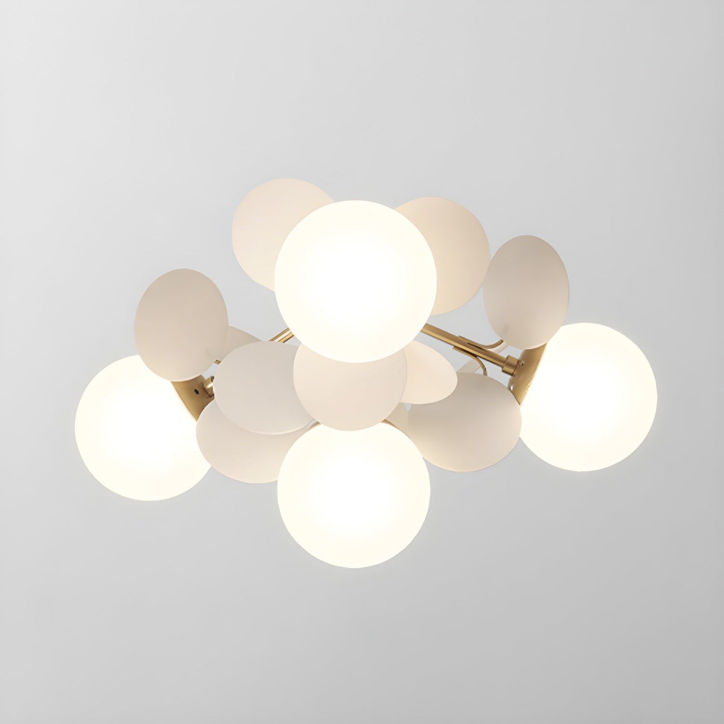 Stylish Glass Globe LED Ceiling Light Fixture