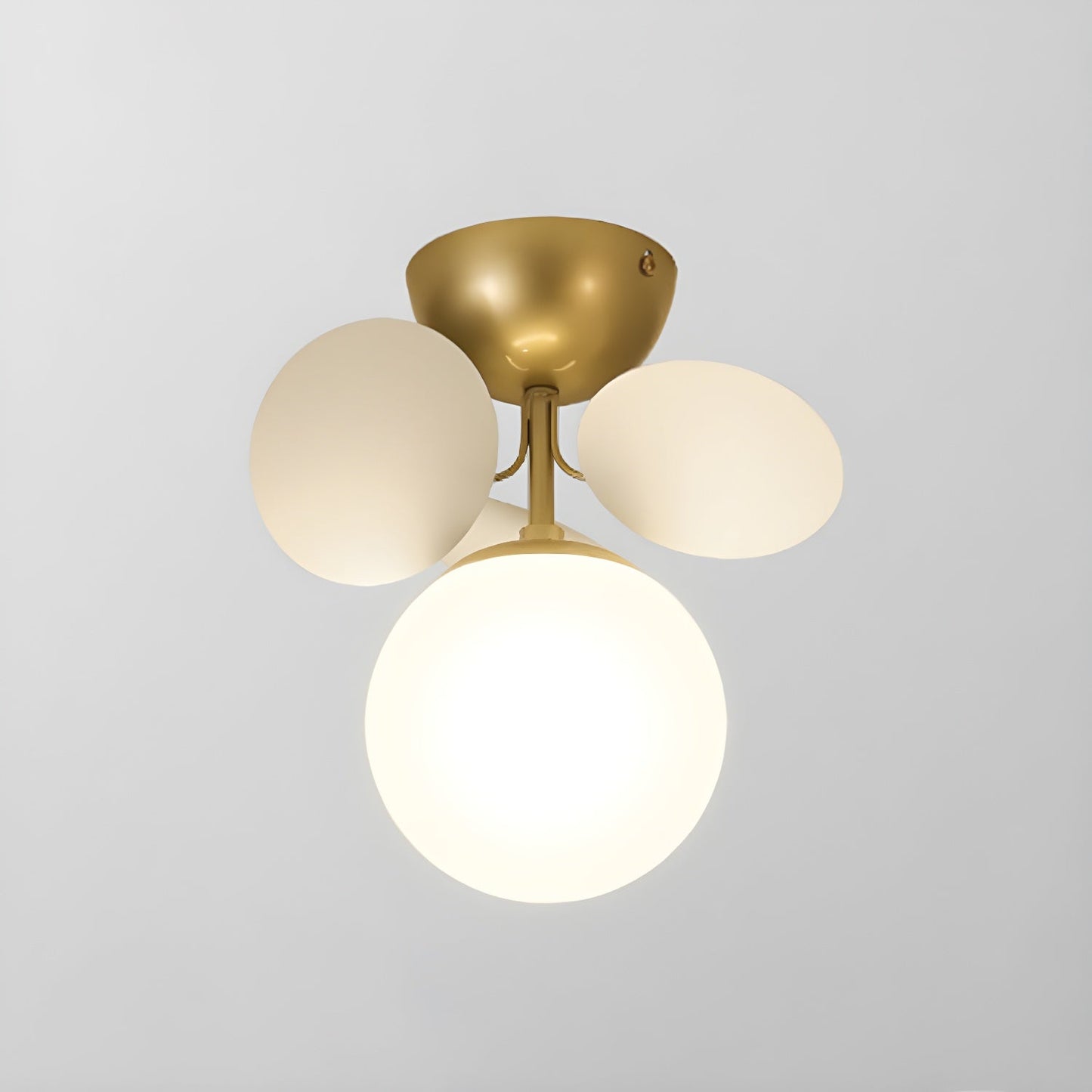 Stylish Glass Globe LED Ceiling Light Fixture