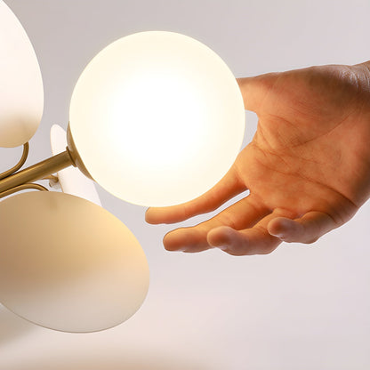 Stylish Glass Globe LED Ceiling Light Fixture