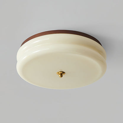 RowenWood | Elegant Modern Flush Mount Ceiling Light with Glass Shade 10