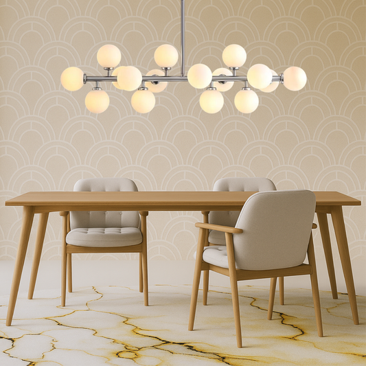 Classic 16-piece Dining Room Pendant Light - Fesara