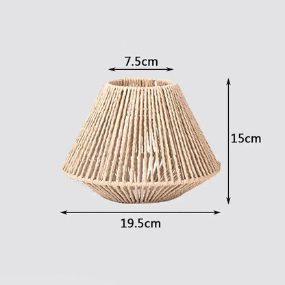 Natural Woven Pendant Light - Classic Home Lamp