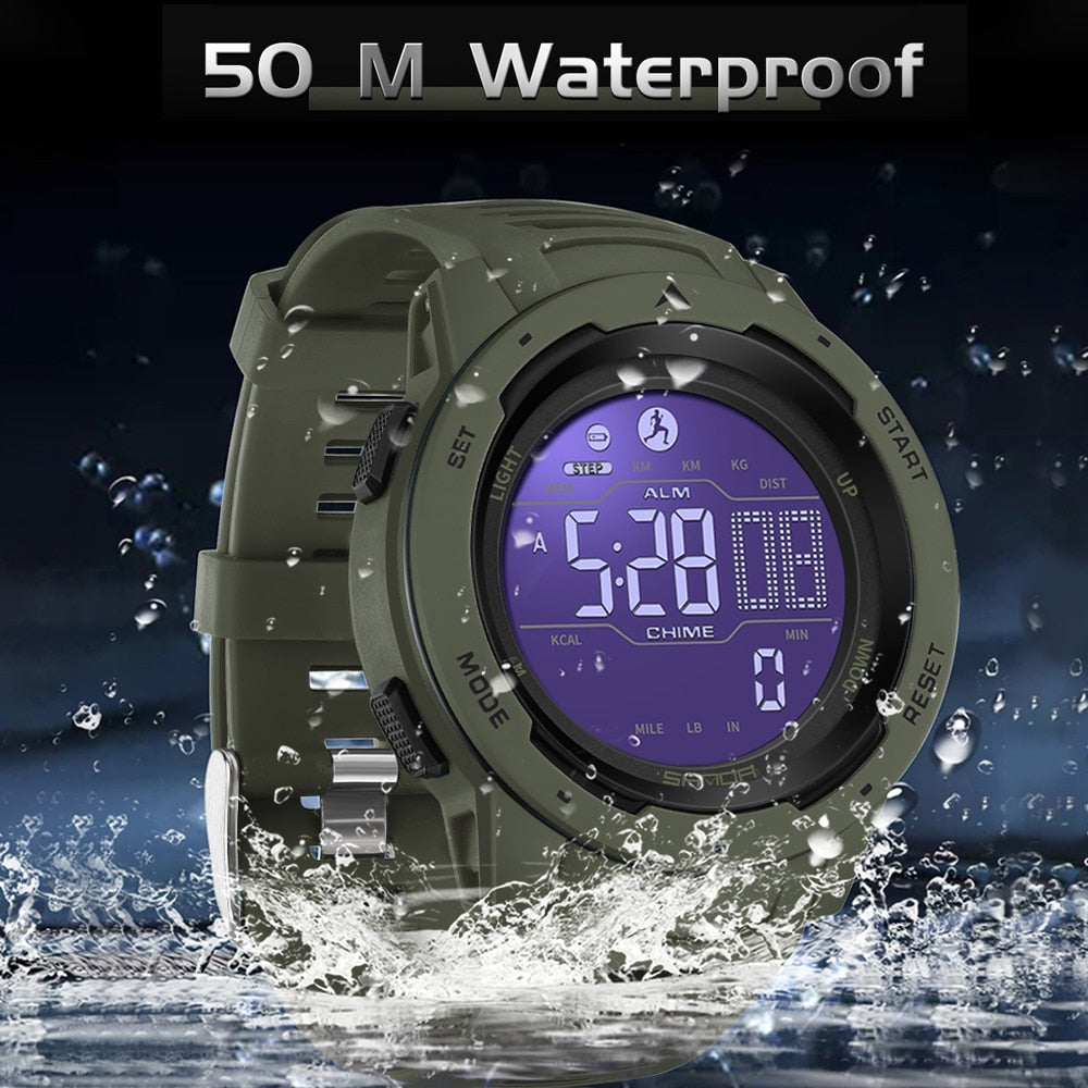 Tactical Water Resistant Sports Digital Watch