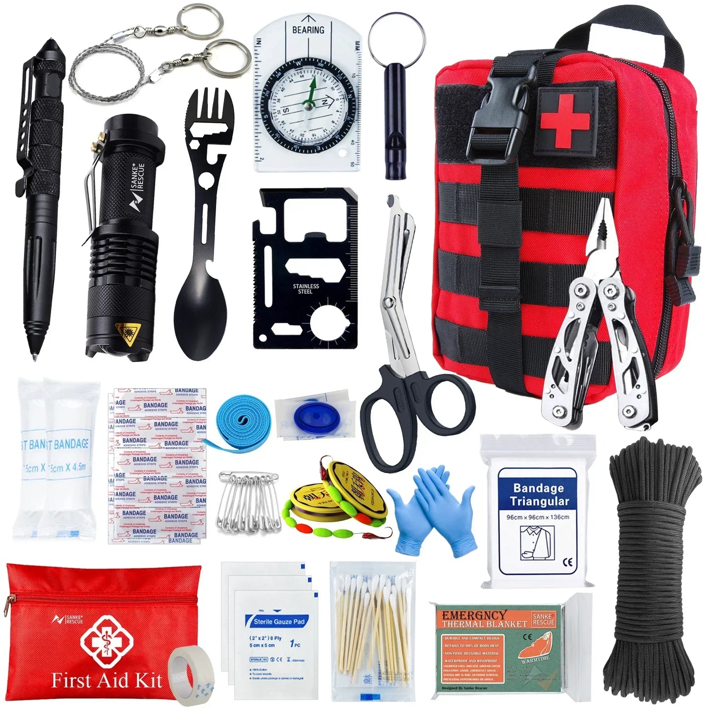 Emergency Rescue First Aid Kit Backpack