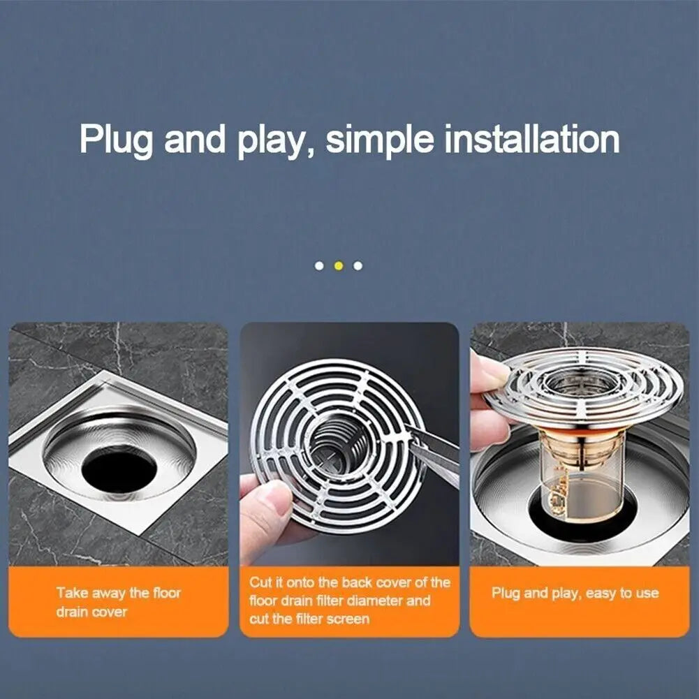 Easy Clean Magnetic Drain Strainer Cover