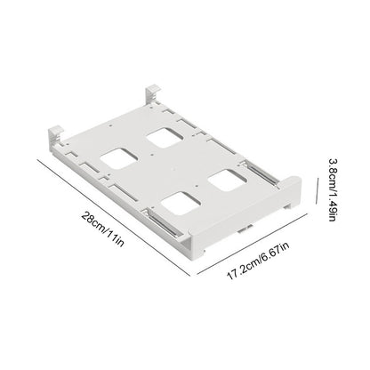 Fesara Adjustable Fridge Drink Shelf Organizer