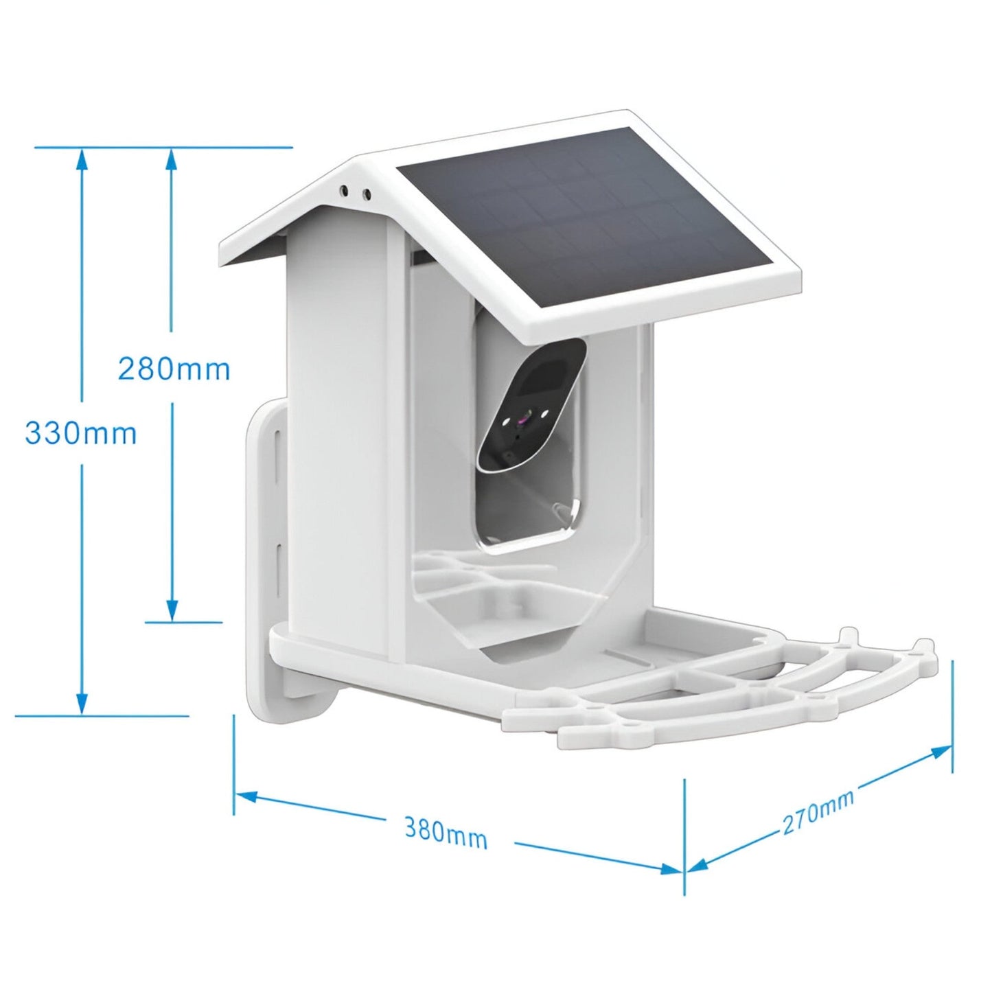 Wireless Bird Feeder with HD Camera and Solar Power