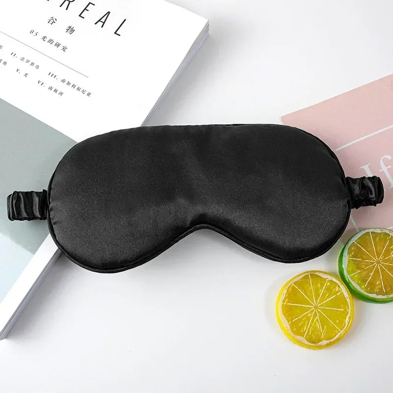 Silky Eye Mask - Soft Ruffle Sleep Mask for Women