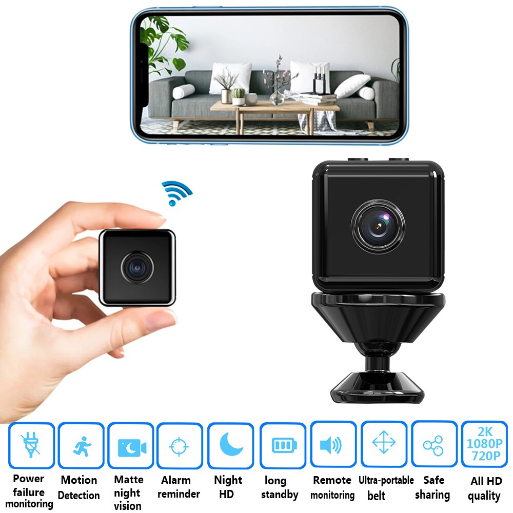 Compact Wireless Motion Sensor Security Camera