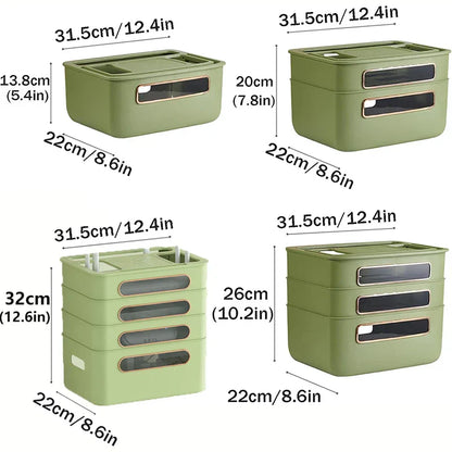 Wireless Router Storage Case with Cable Organizer