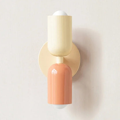 Simple Cream LED Double Wall Light For Home Decor - Fesara