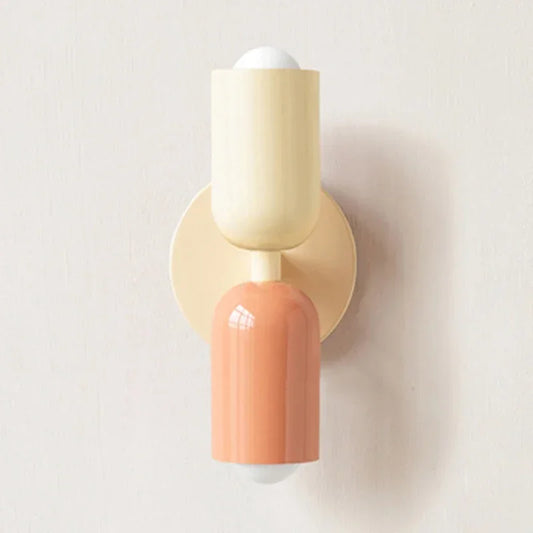 Simple Cream LED Double Wall Light For Home Decor - Fesara