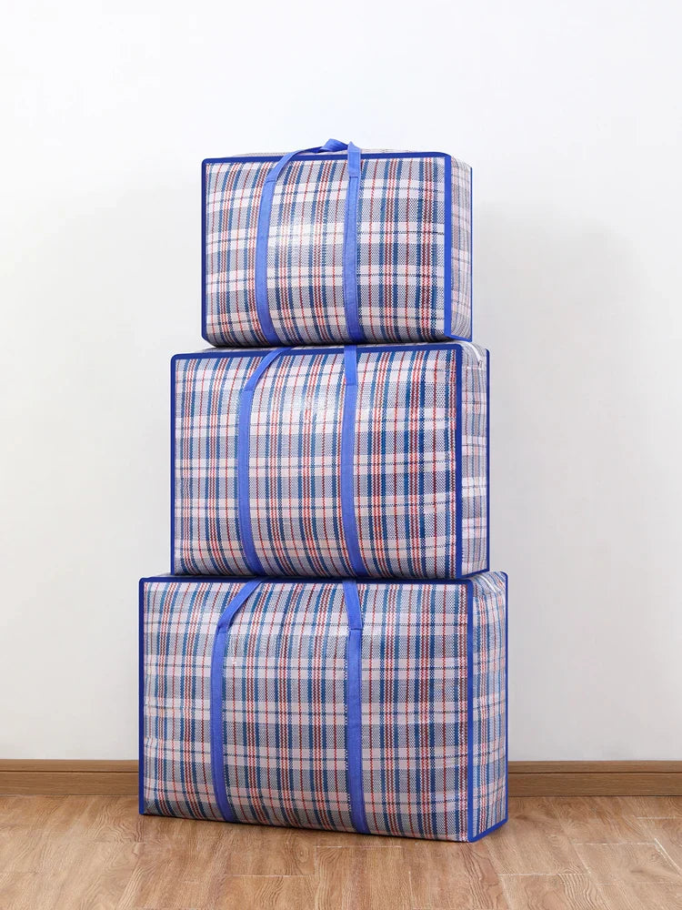 Durable Folding Storage Bag with Zipper and Water Resistance