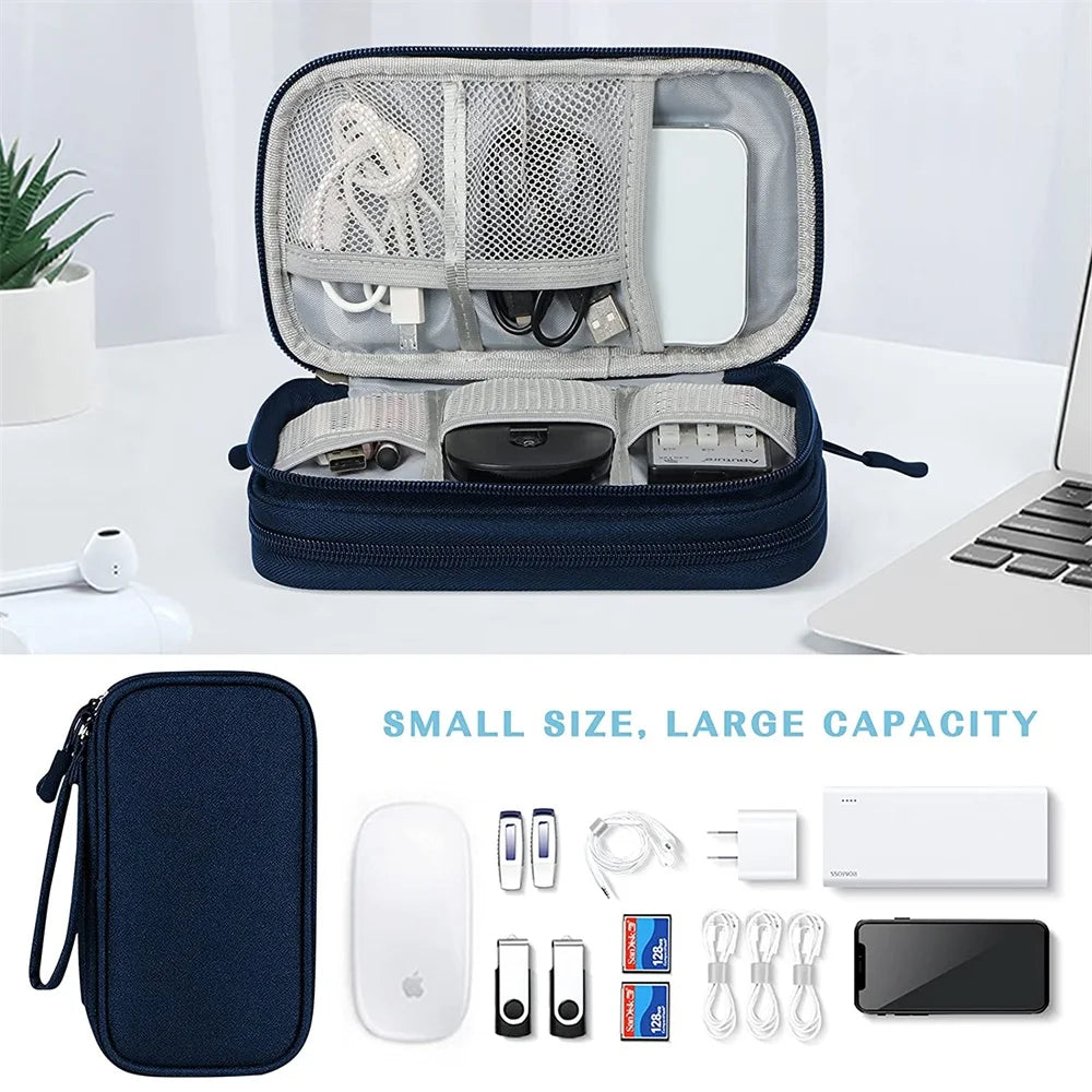 Waterproof Travel Cable Organizer Storage Bag