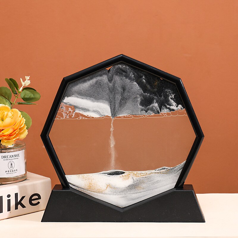 Oceanic Wave Hexagon Sand Table Decor