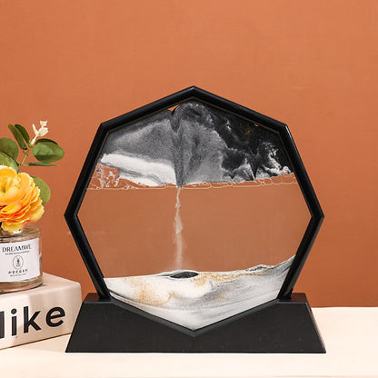 Oceanic Wave Hexagon Sand Table Decor