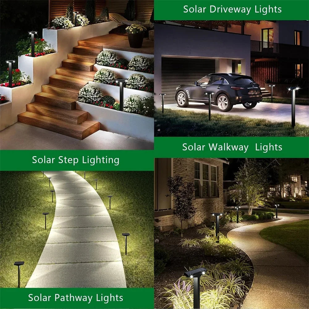 Solar Powered Outdoor Path Lights