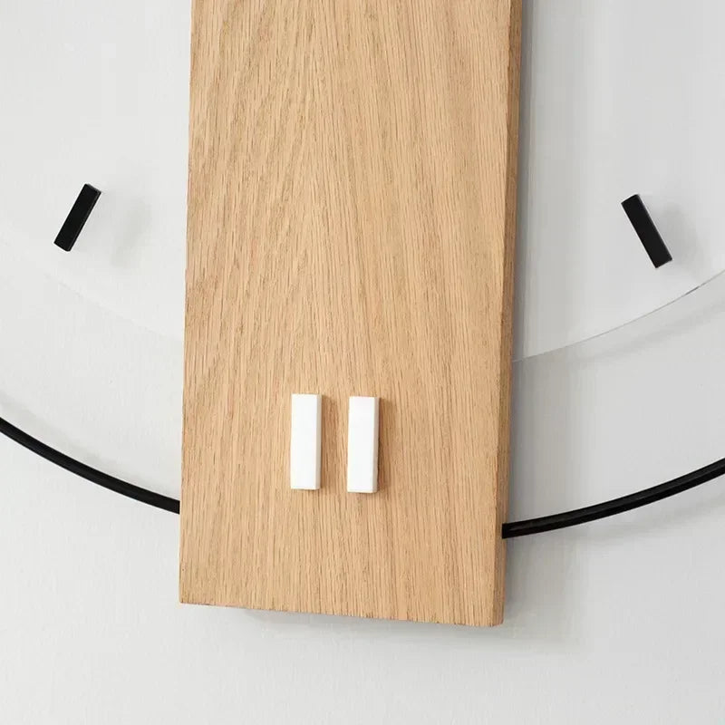 Quiet Wooden Silent Sweep Clock