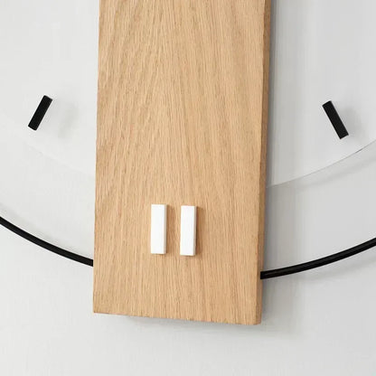 Quiet Wooden Silent Sweep Clock