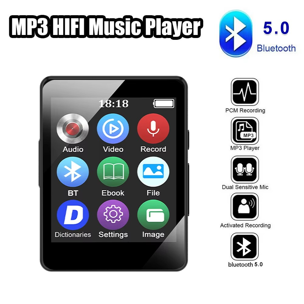 Compact Bluetooth Music Player with LED Display