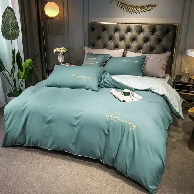 Luxurious Embroidered Duvet Cover Set