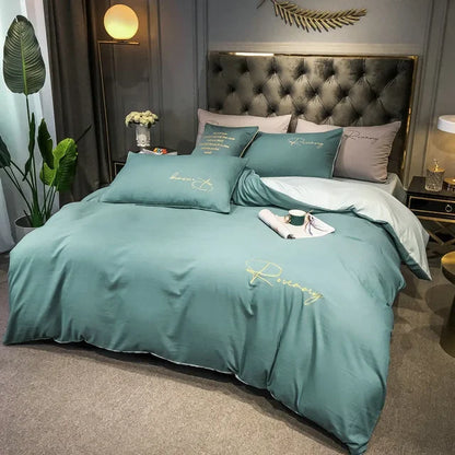 Luxurious Embroidered Duvet Cover Set
