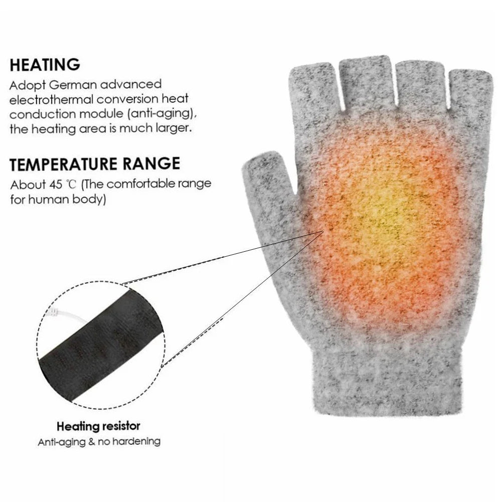 Warm Rechargeable Heated Gloves for Men Women