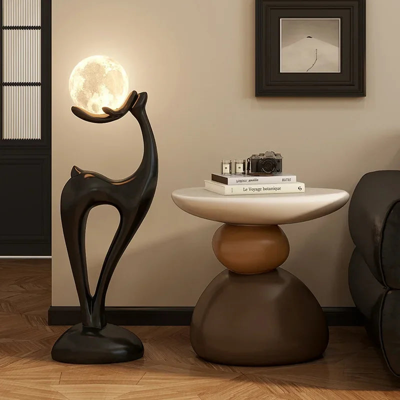 Simple Sleek End Table in Nordic Style
