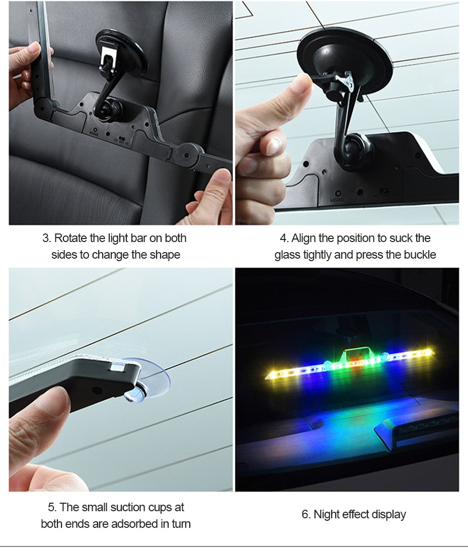 Portable Solar Powered Car Safety Light