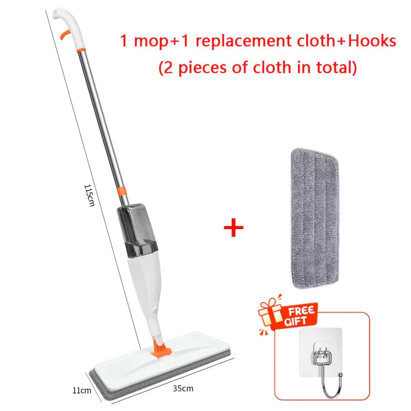 Easy Clean Spray Mop with 360° Microfiber Head