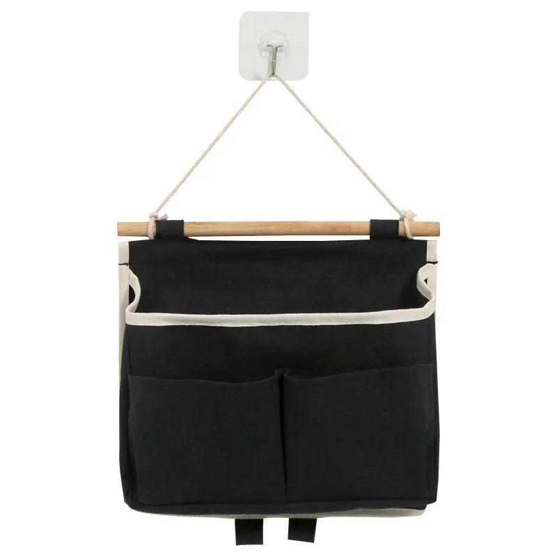 Compact Linen Hanging Storage Bag Organizer - Fesara