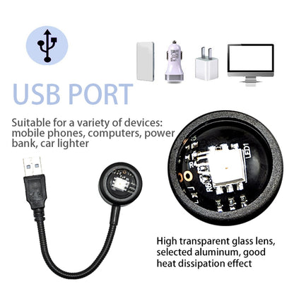 Compact USB Colorful Night Light Lamp