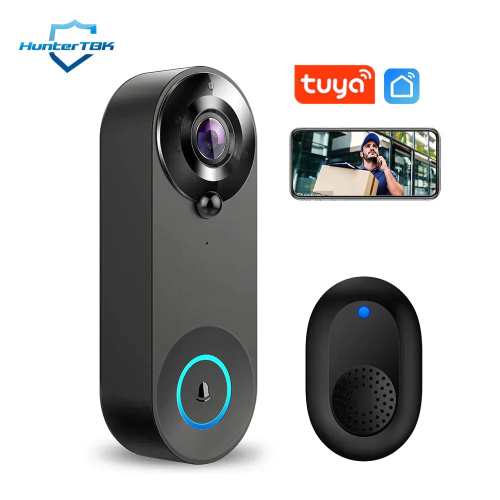 Wireless Smart Doorbell Camera 1080P HD Motion Alert - Fesara